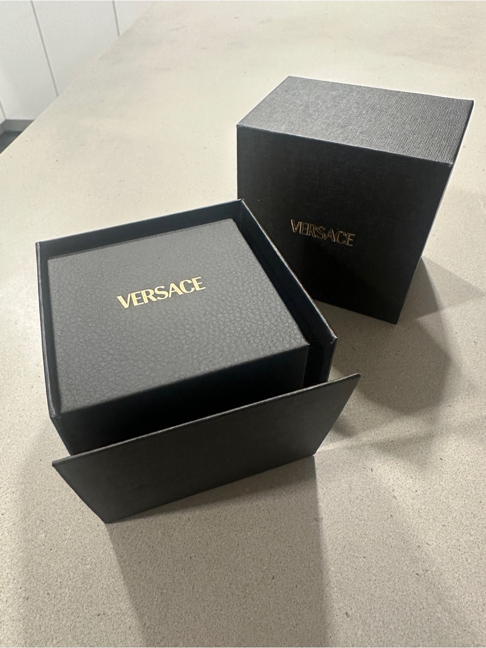 Versace Black and Gold Jewelry Box